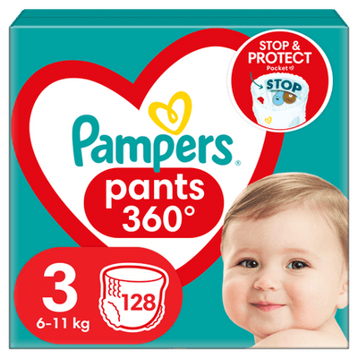 Pampers Pants Mega Size 4 - 2 Packs Of 66 Diapers