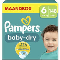 Pampers Nappies Size 6 Babydry Extra Large Monthly Box