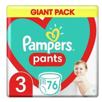 Pampers Pants Mega Size 3 2x76 Diapers