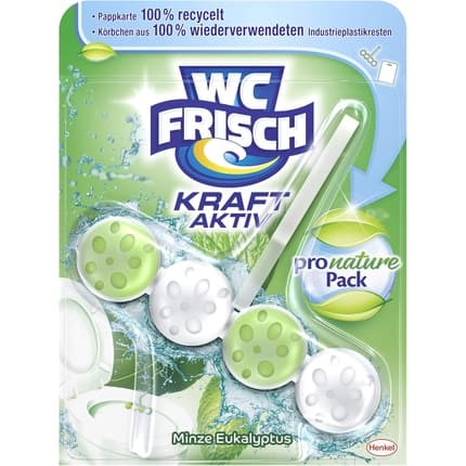 Wc Frisch Kraft Aktiv Pro Nature Mint And Eucalyptus Toilet Cleaner