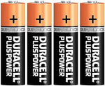 Duracell Plus Power Type AAA Alkaline Batteries, Pack of 4