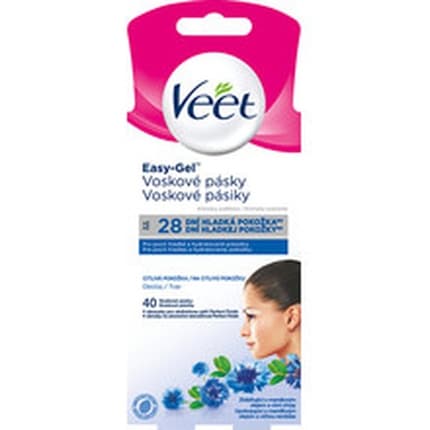 Veet Face Wax Strips For Sensitive Skin 40 Pieces