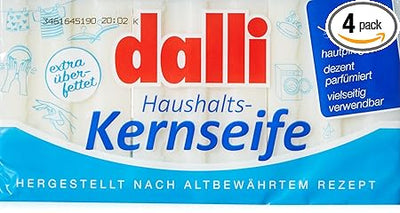 dalli® classic Haushaltskernseife I 12 x 100g I vielseitig verwendbar und hautpflegend I für Haut und Wäsche