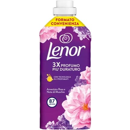 Lenor Concentrated Fabric Conditioner 87 Washes Amethyst Rose And Musk Notes