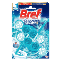 Bref Wc Turquoise Activ Colouring Toilet Hanger Ocean 2 X 50 Grams