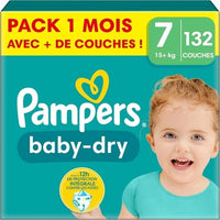 Pampers Nappies Size 7 Babydry Extra Large Monthly Box Up To 12 Hours Allround Leak Protection