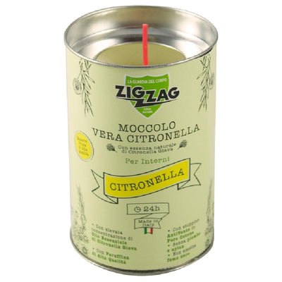 CITRONELLA CANDLES 10x6.5 CM. ZIG ZAG