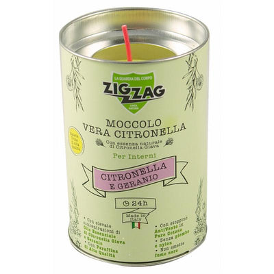 CITRONELLA CANDLES 10x6.5 CM. ZIG ZAG