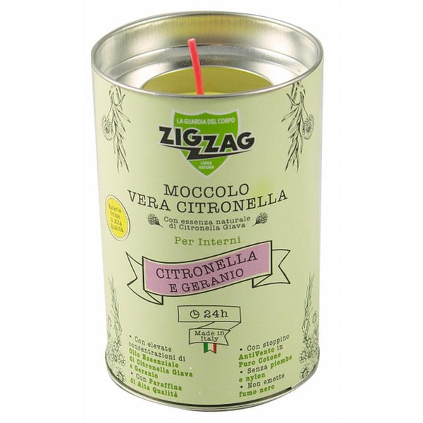 CITRONELLA CANDLES 10x6.5 CM. ZIG ZAG