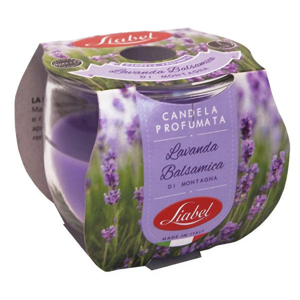 LIABEL LAVENDER GLASS CANDLE