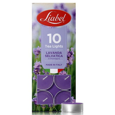LIABEL FOOD WARMER CANDLE 10 PCS. WILD LAVENDER