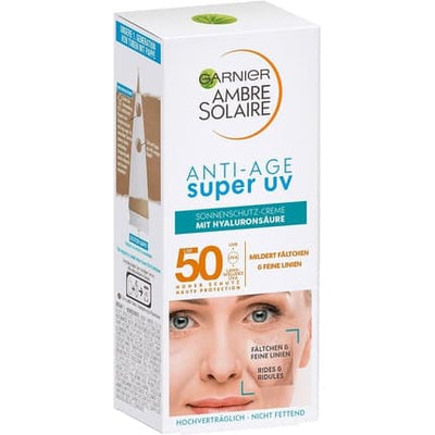 Garnier Anti-Ageing Sun Cream with SPF 50 Hyaluronic and Vitamin B 50ml