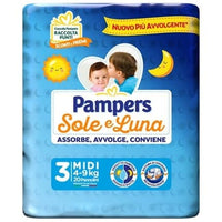 Pampers Diaper Sole&Luna Size Midi 49 Kg