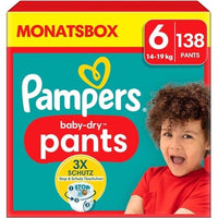 Pampers Babydry Diapers Pants Size 6 138 Pants Extra Large With Stop And Protect Pouches