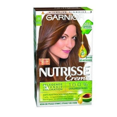 Garnier Nutrisse Permanent Hair Color 64 Light Amber – Ultra Cream Tint