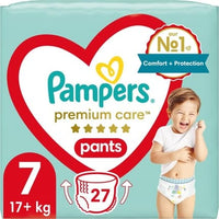 Pampers Premium Care Pants Size 7 Disposable Diapers 27 Pcs For 17 Kg