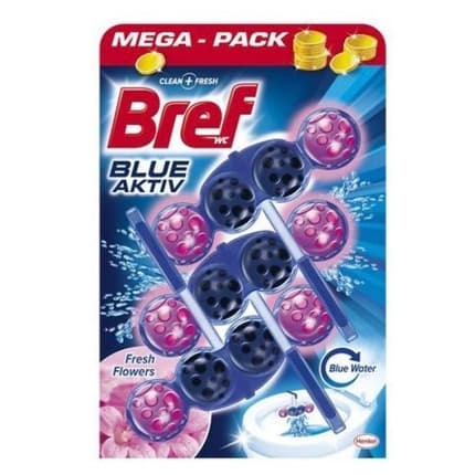 Bref Fresh Flowers Toilet Cleaner - 3 X 50 Grams