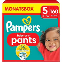 Pampers Babydry Junior Diapers Size 5 1217kg With Stop And Protect Pockets