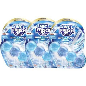 WC-Fresh Brilliant Gel Arctic Ocean Toilet Cleaner & Air Freshener 3x42g