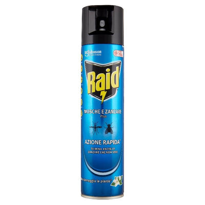 RAID SPRAY FLIES / MOSQUITOES 400 ML