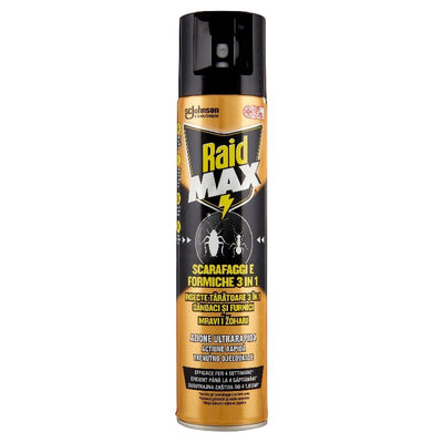 RAID COCKROACHES AND ANTS 300 ML. SPRAY MAX