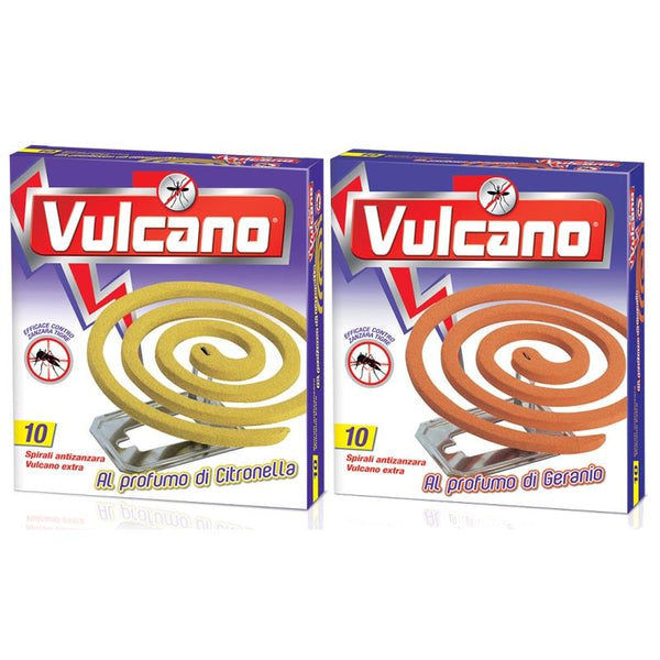 VULCANO SCENTED MOSQUITO SPIRALS 10 PCS