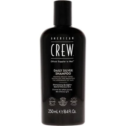 American Crew Daily Silver Shampoo for Men – 8.45oz