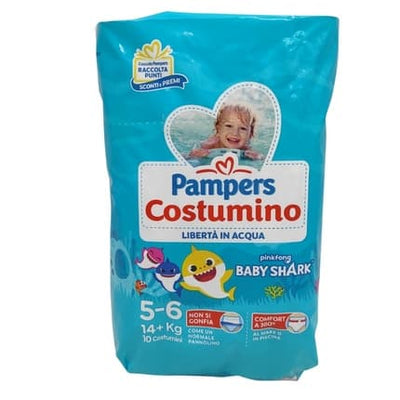 Pampers The Swimsuit, 20 Nappies, Size 5+ 15+ Kg