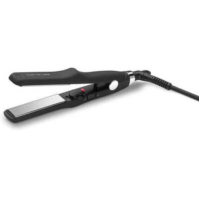 CORIOLISS C Trip Mini Hair Straighteners for Women Titanium Curler and Straighteners for Fine Hair Professional Iron with Temperature Control Black Soft Touch