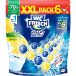 WC Frisch Kraft Aktiv Scented Rinse Aid Lemon 6x50g - Pack of 6