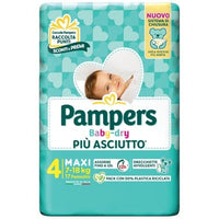 Pampers Babydry Diapers Size 4 718 Kg 17 Count