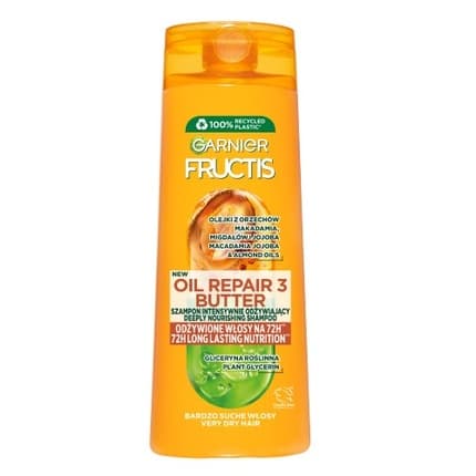 Garnier Fructis Oil Repair 3 Butter Shampoo – 400ml for Very Dry Hair