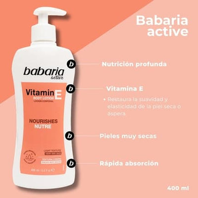 Babaria Body Cream with Vitamin E 400ml