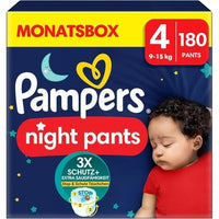 Pampers Night Diapers Pants Size 4 9kg15kg Babydry Monthly Box 180 Pants Size 4 180 Pieces New