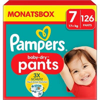 Pampers Babydry Diapers Pants Size 7 17kg Extra Large With Stop And Protect Pockets