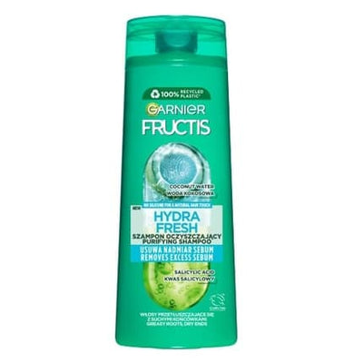 Garnier New Fructis Hydra Fresh Shampoo For Oily Hair 400ml