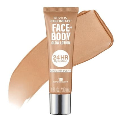 Revlon Colorstay Face & Body Glow Lotion Hydrating Moisturizer 24hr Hydration