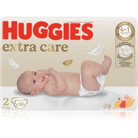 Huggies Extra Care Size 2 Disposable Diapers 36 Kg 58 Pcs