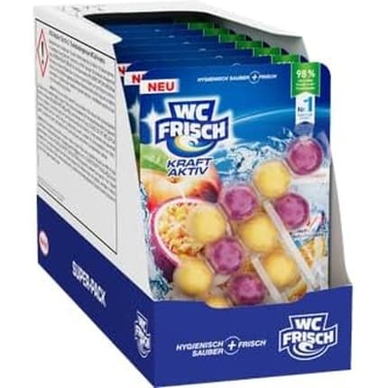 Toilet Fresh Power Active Scented Rinse Aid Fruit Magic 150g
