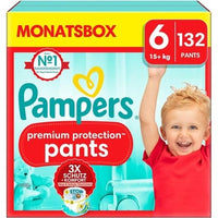 Pampers Baby Diapers Pants Size 6 Premium Protection Extra Large With Stop And Protect Pocket