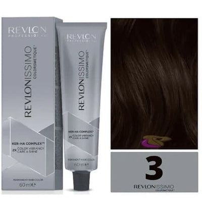 Revlon Revlonissimo Colorsmetique 3 Dark Brown Hair Color 60ml