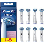 Oral-B Pro Sensitive Clean Toothbrush Heads - Pack of 8