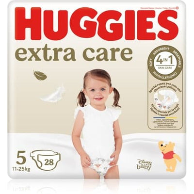 Huggies Extra Care Size 5 Disposable Diapers 1125 Kg 28 Pcs