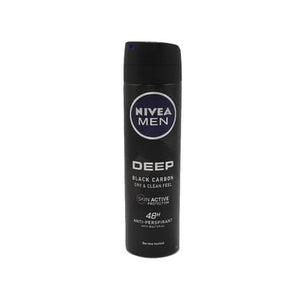 Nivea Nivea Men Deep Black Carbon Deodorant Spray 150ml