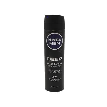Nivea Nivea Men Deep Black Carbon Deodorant Spray 150ml