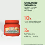Garnier Fructis Keratin Hair Bomb | Tiefenreparierende Maske (300 ml)