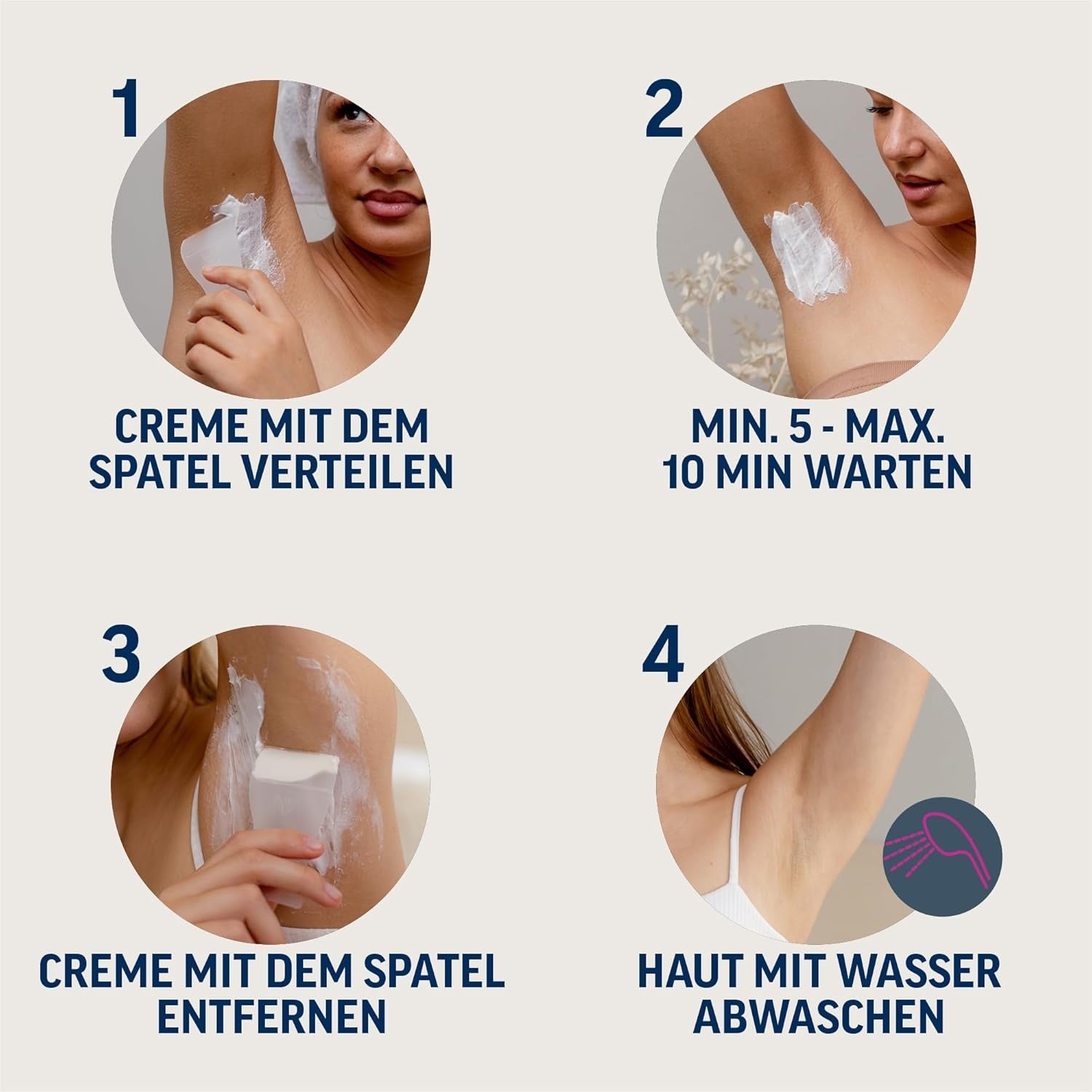 Veet Pure Hair Removal Cream Sensitive Skin – 100ml for Bikini & Underarms