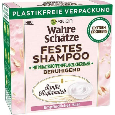 Garnier Solid Shampoo Gentle Oat Milk – Soothing, Vegan & Biodegradable Formula