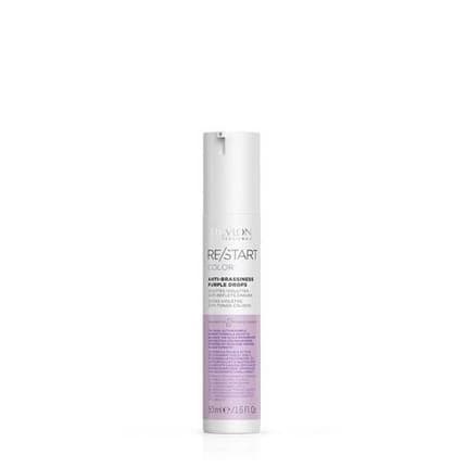 Revlon Restart Color Antibrassiness Purple Drops 50ml For Blonde Hair
