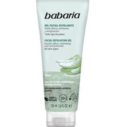 Babaria Aloe Vera Facial Exfoliating Gel 100 Ml
